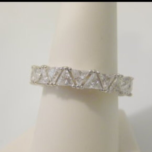 Radiance by Absolute Trillion-Cut Eternity Band Size 9 - Picture 3 of 4